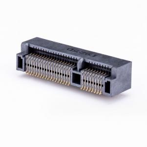 0.8mm Pitch Mini PCI Express connector 52P,Height 7.0mm